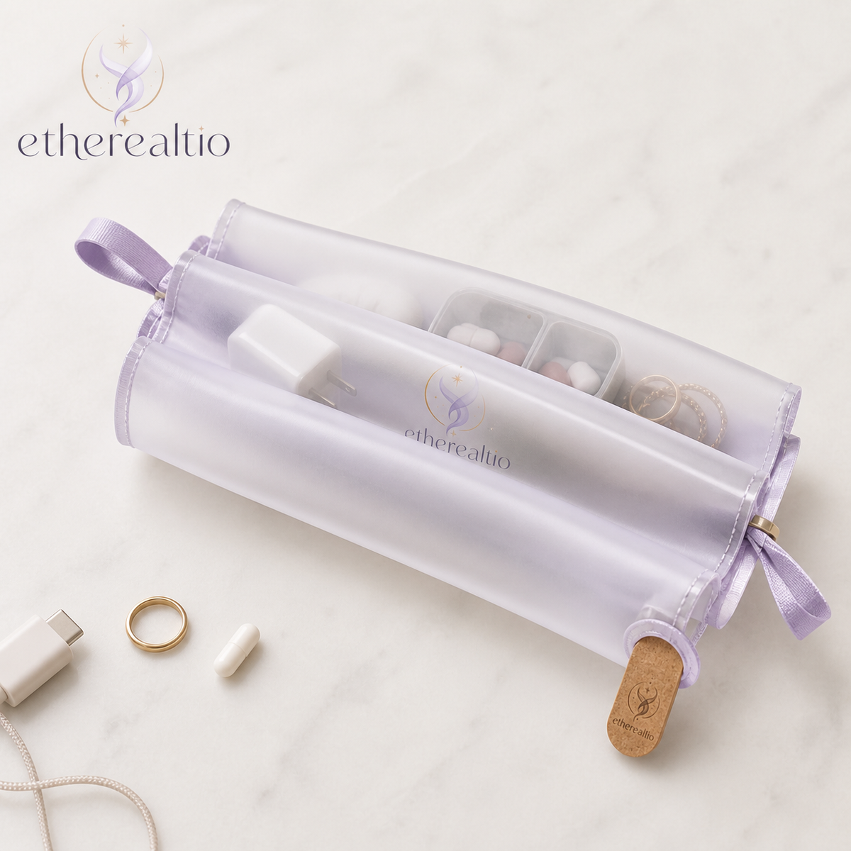 Etherealtio™ HushPleat Transparent Travel Sleeve