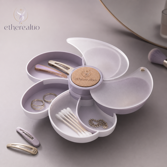Etherealtio™ PetalOrbit Rotating Vanity Dish